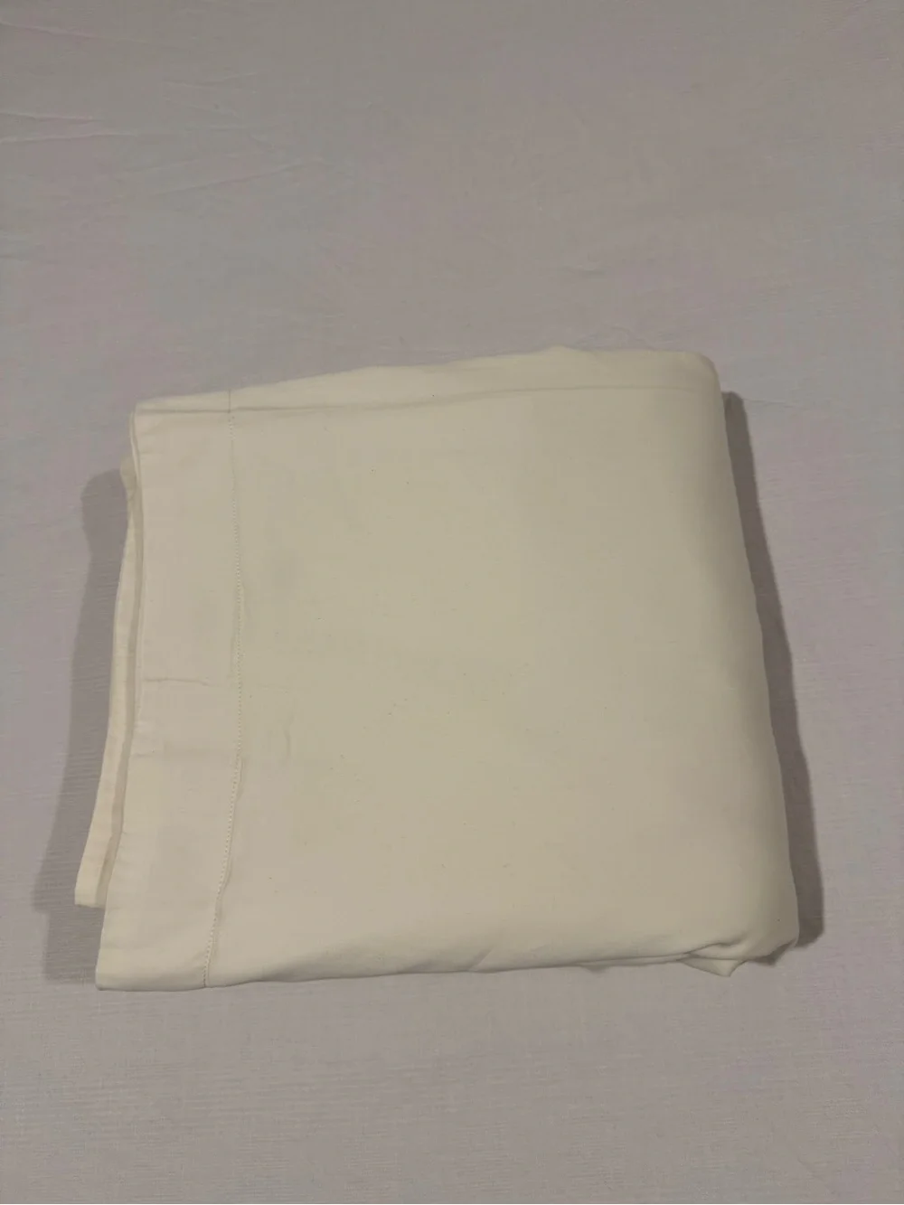 New Quince Signature Giza Cotton Sateen Duvet Cover Set King/CalKing -Ivory $174